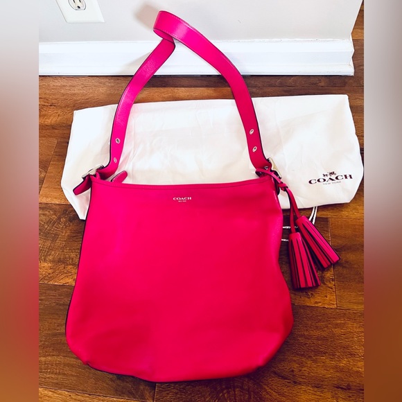 Coach Handbags - Coach Fuchsia Shoulder Bag